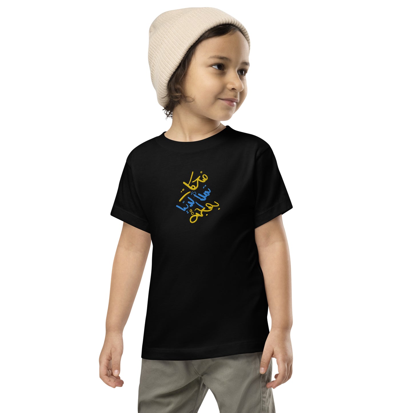 Embroidered Toddler Short Sleeve Tee