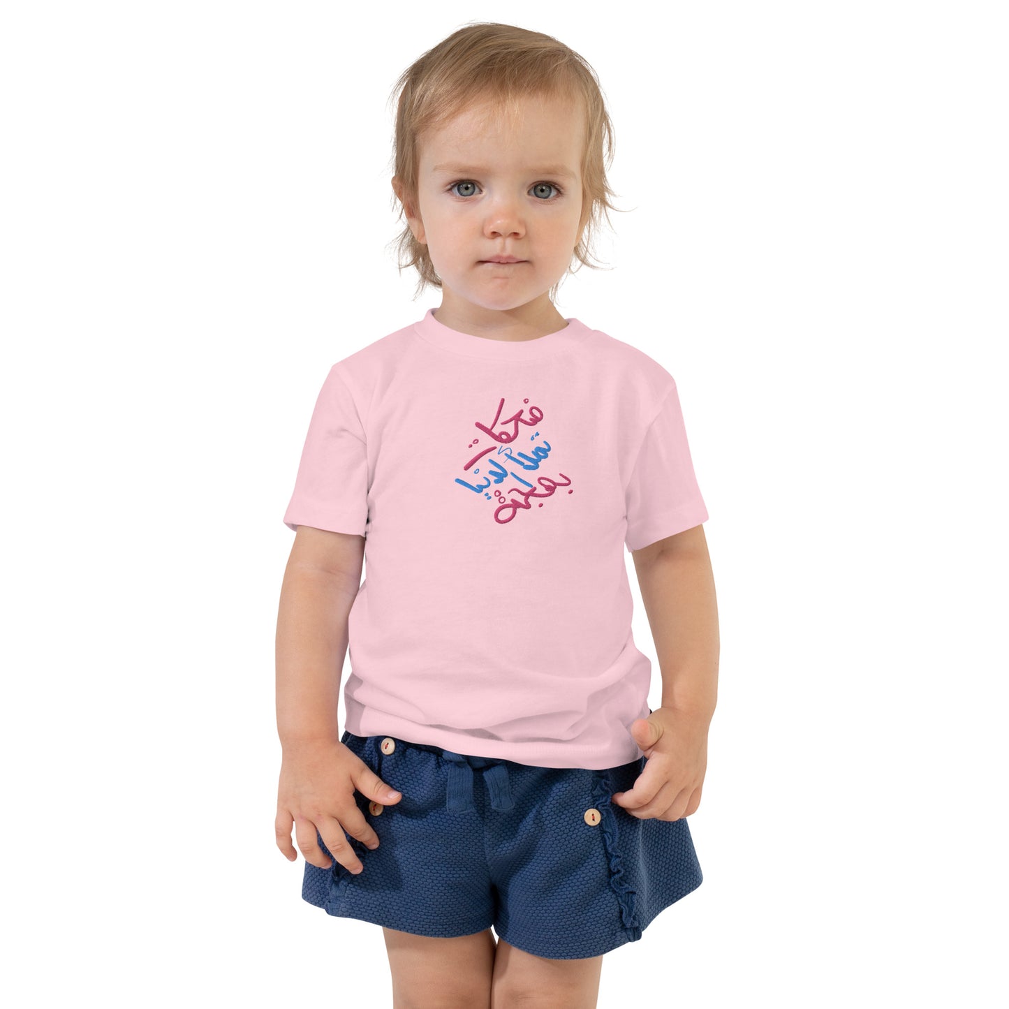 Embroidered Toddler Short Sleeve Tee