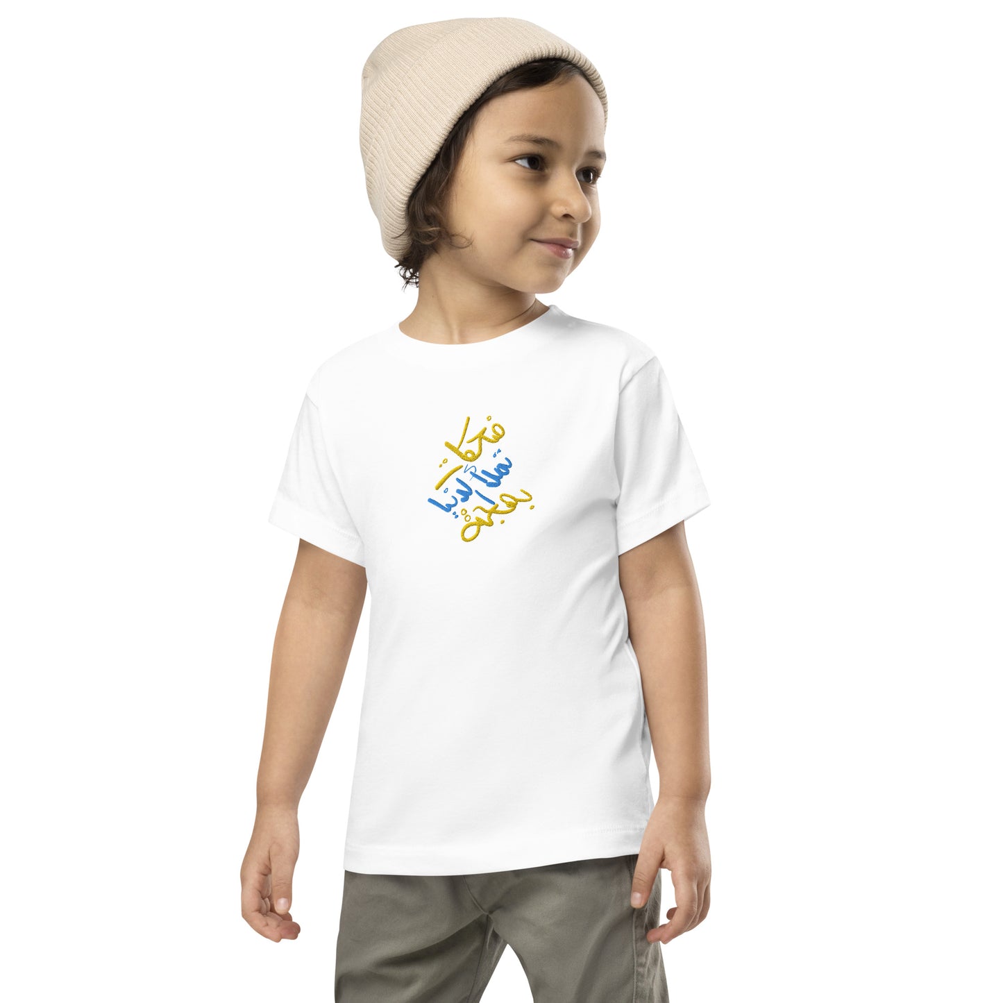Embroidered Toddler Short Sleeve Tee