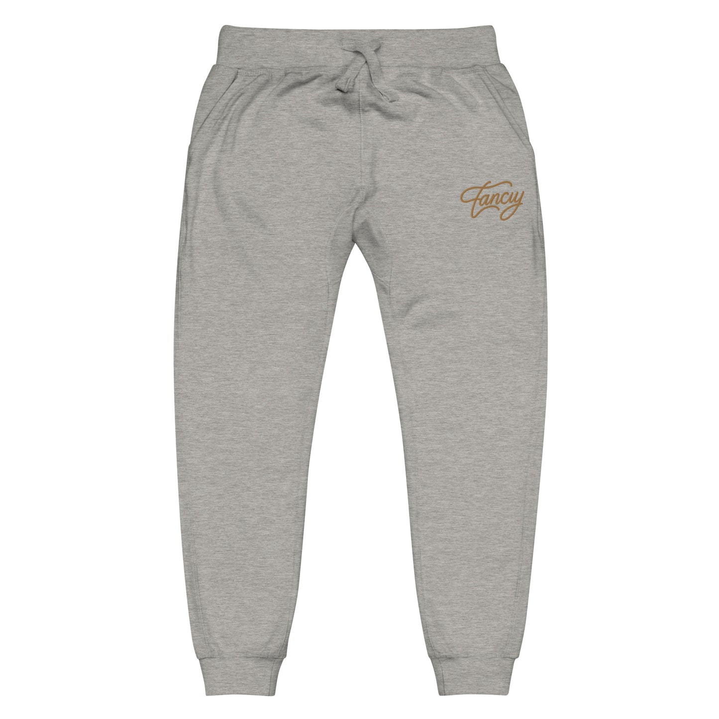 Embroidered Men's fleece sweatpants