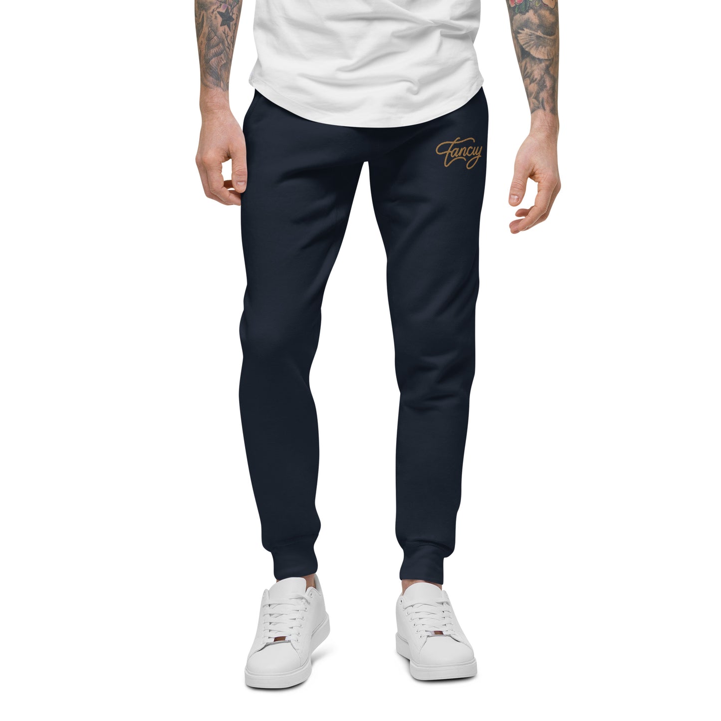 Embroidered Men's fleece sweatpants