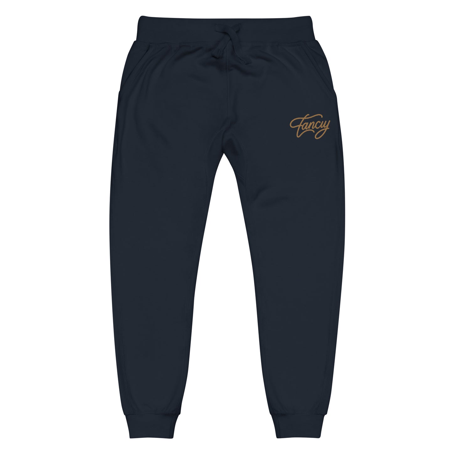 Embroidered Men's fleece sweatpants