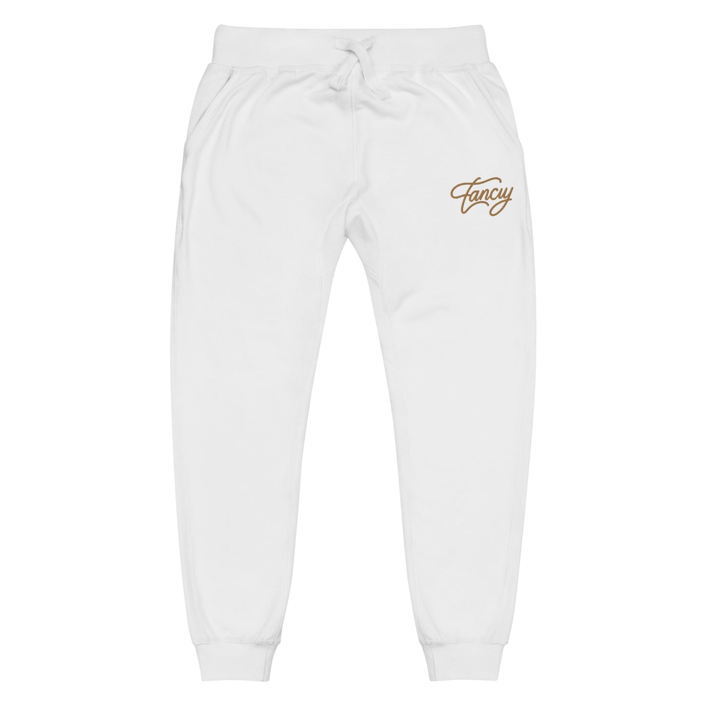 Embroidered Men's fleece sweatpants