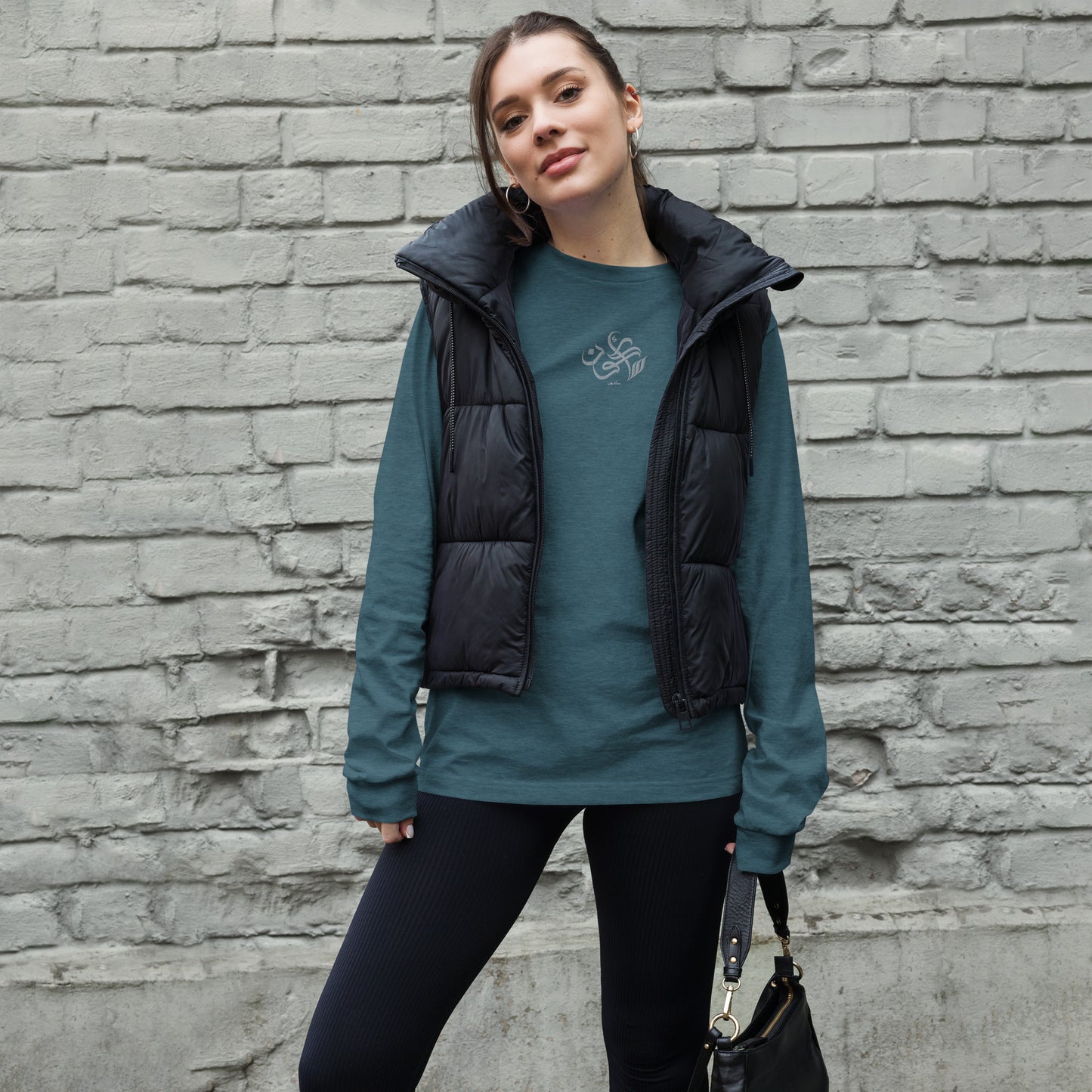 Embroidered Women's Long Sleeve Tee