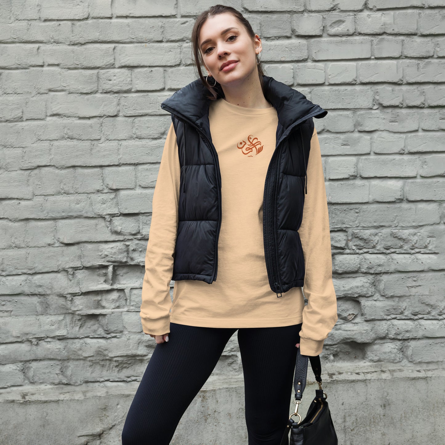 Embroidered Women's Long Sleeve Tee