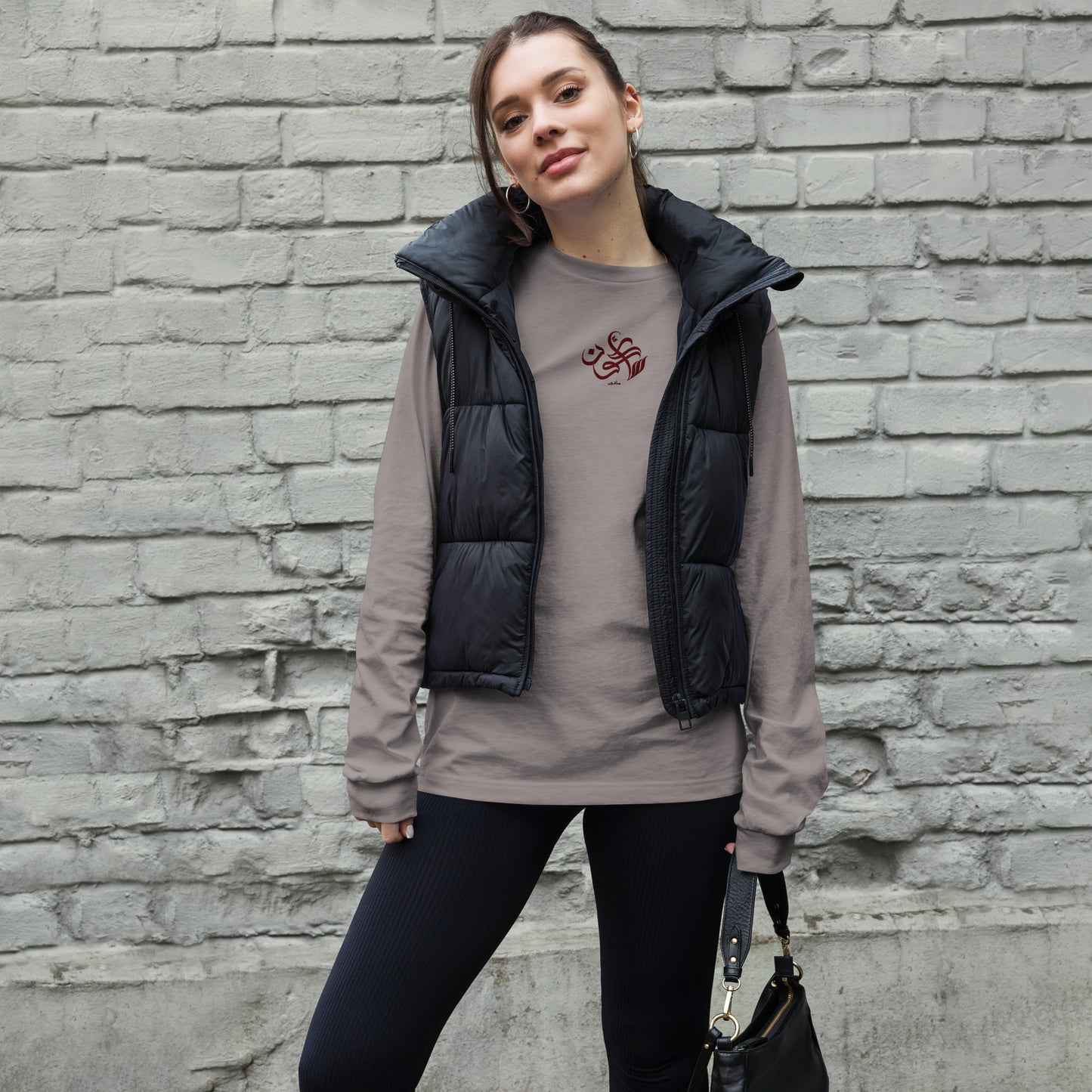 Embroidered Women's Long Sleeve Tee