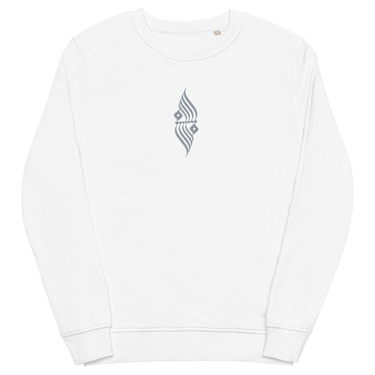 Embroidered Unisex organic sweatshirt