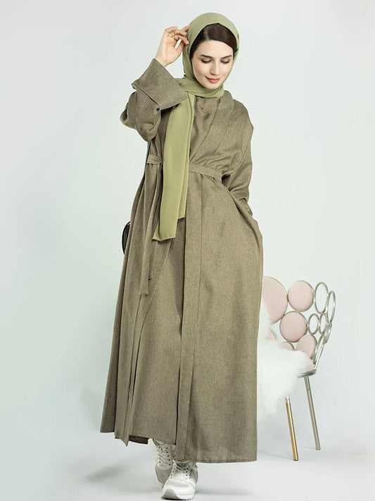 Elegant Morocco-inspired Women's Abaya Dress: Perfect for Parties, Prayer, and More