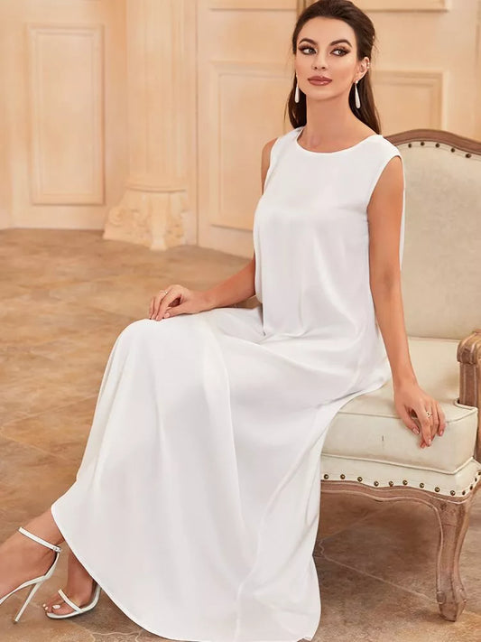 Elegant Ramadan African Dress with Diamond Decorations
