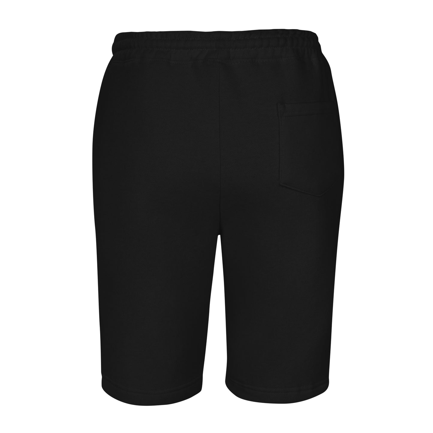 Embroidered Men's fleece shorts