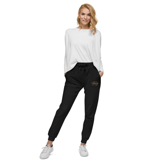 Embroidered Women's fleece sweatpants