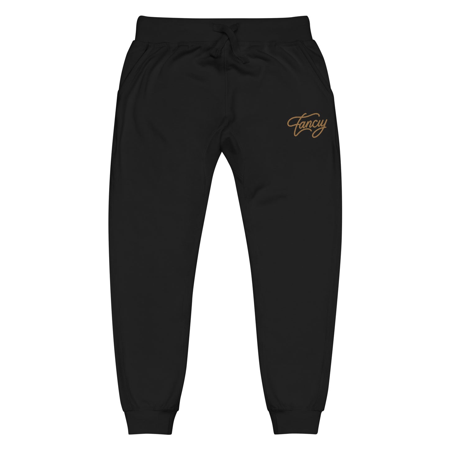 Embroidered Men's fleece sweatpants