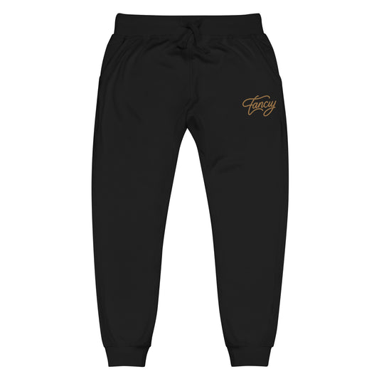 Embroidered Men's fleece sweatpants