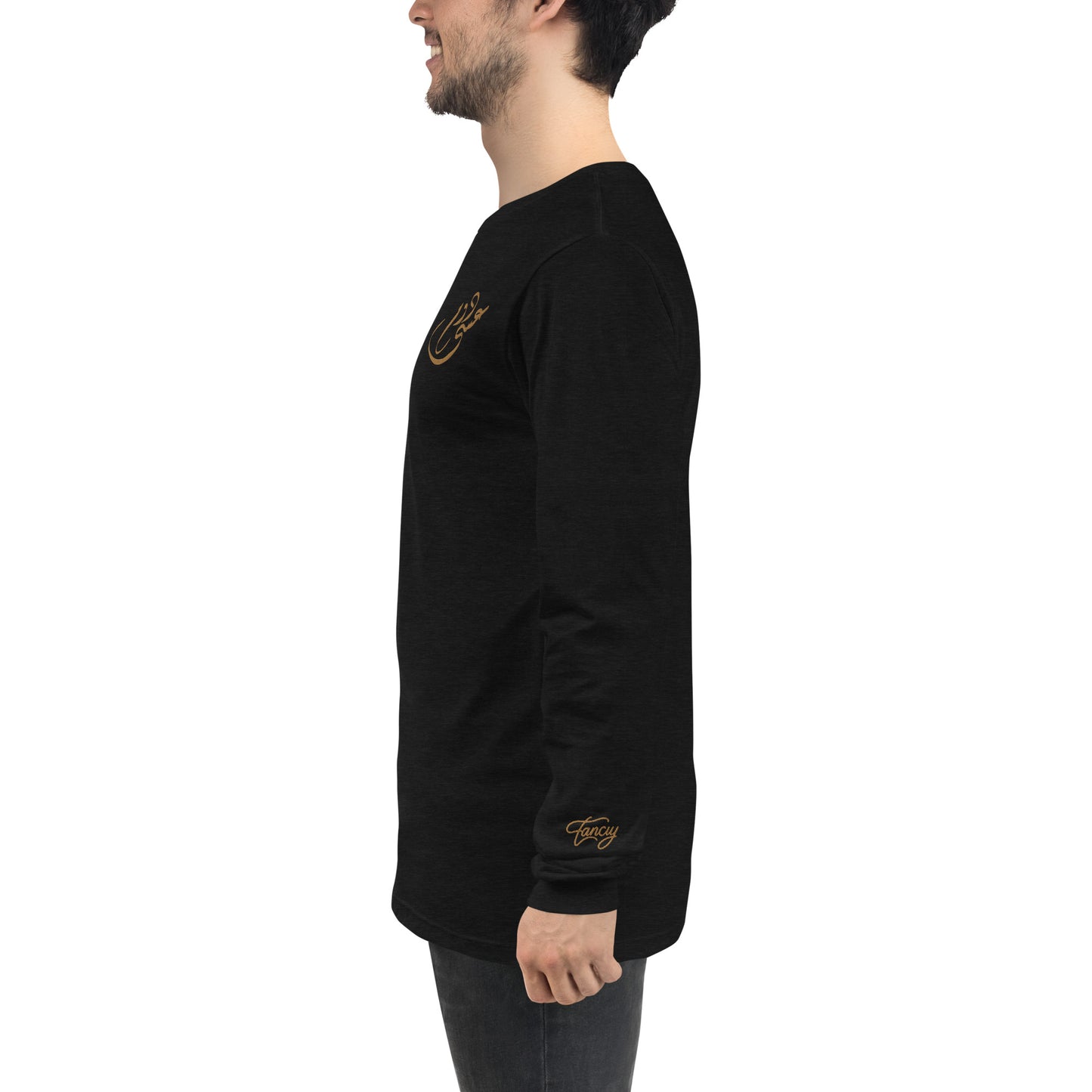 Embroidered Men's Long Sleeve Tee