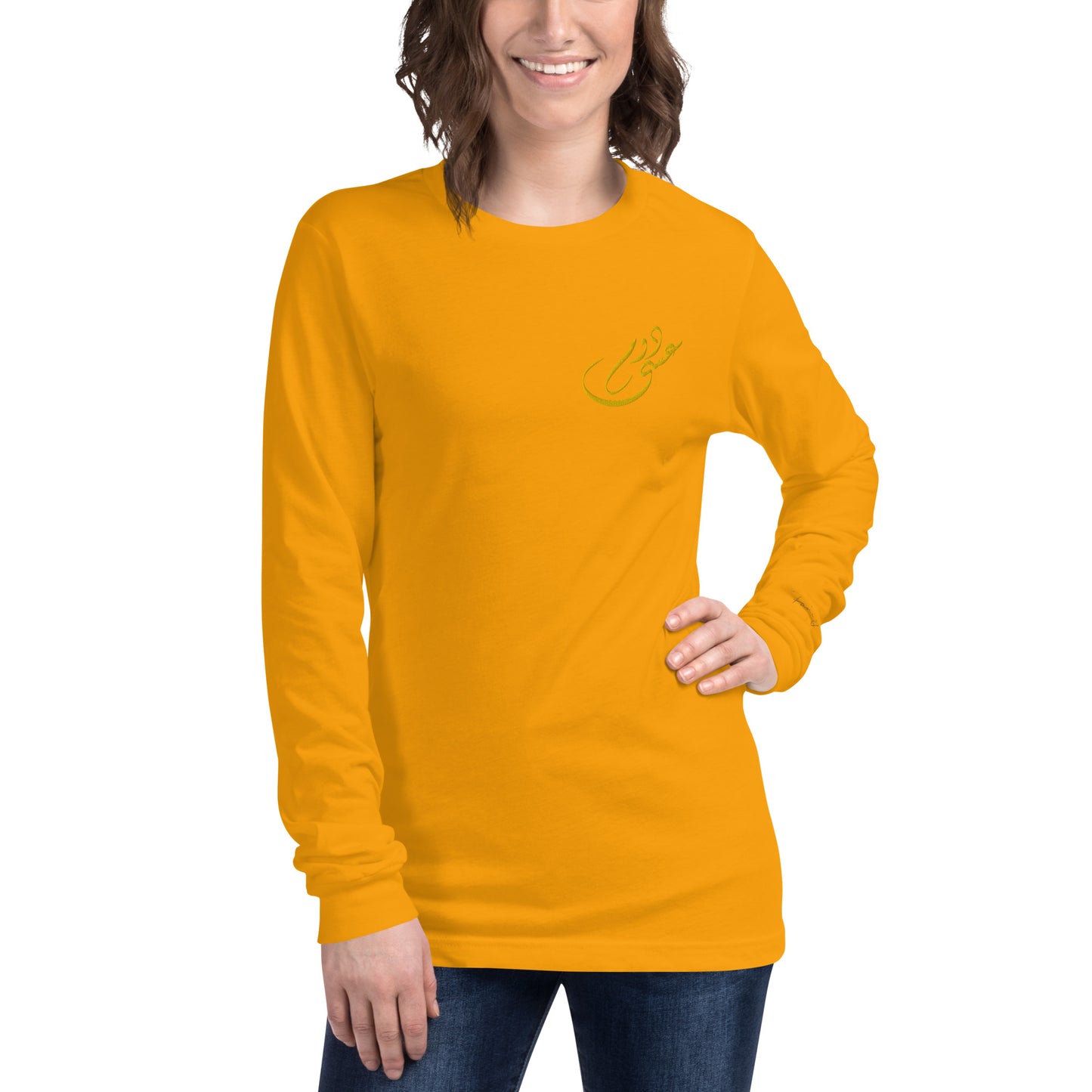Women's Embroidered Long Sleeve Tee