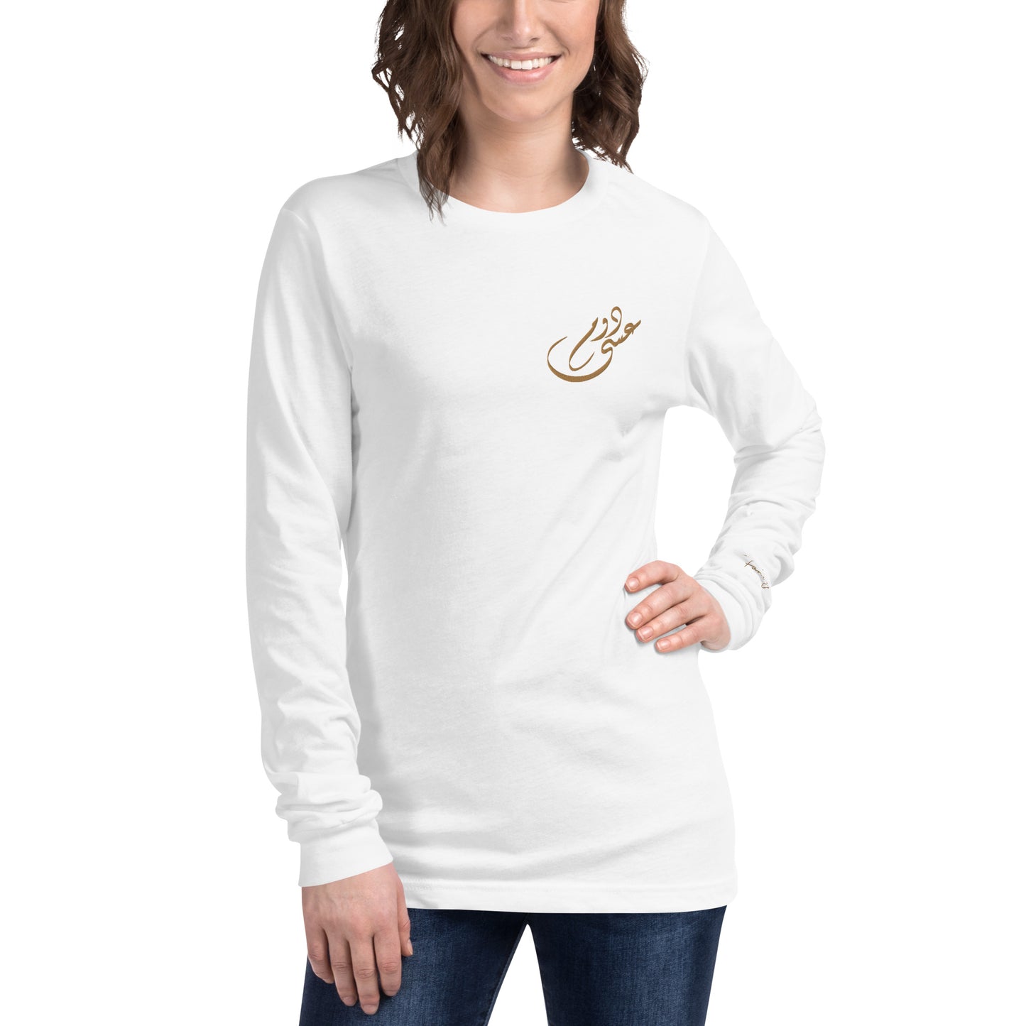 Women's Embroidered Long Sleeve Tee