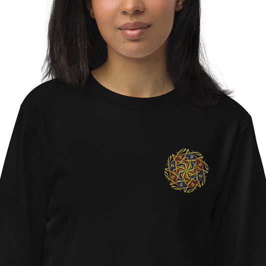Embroidered Women's organic sweatshirt