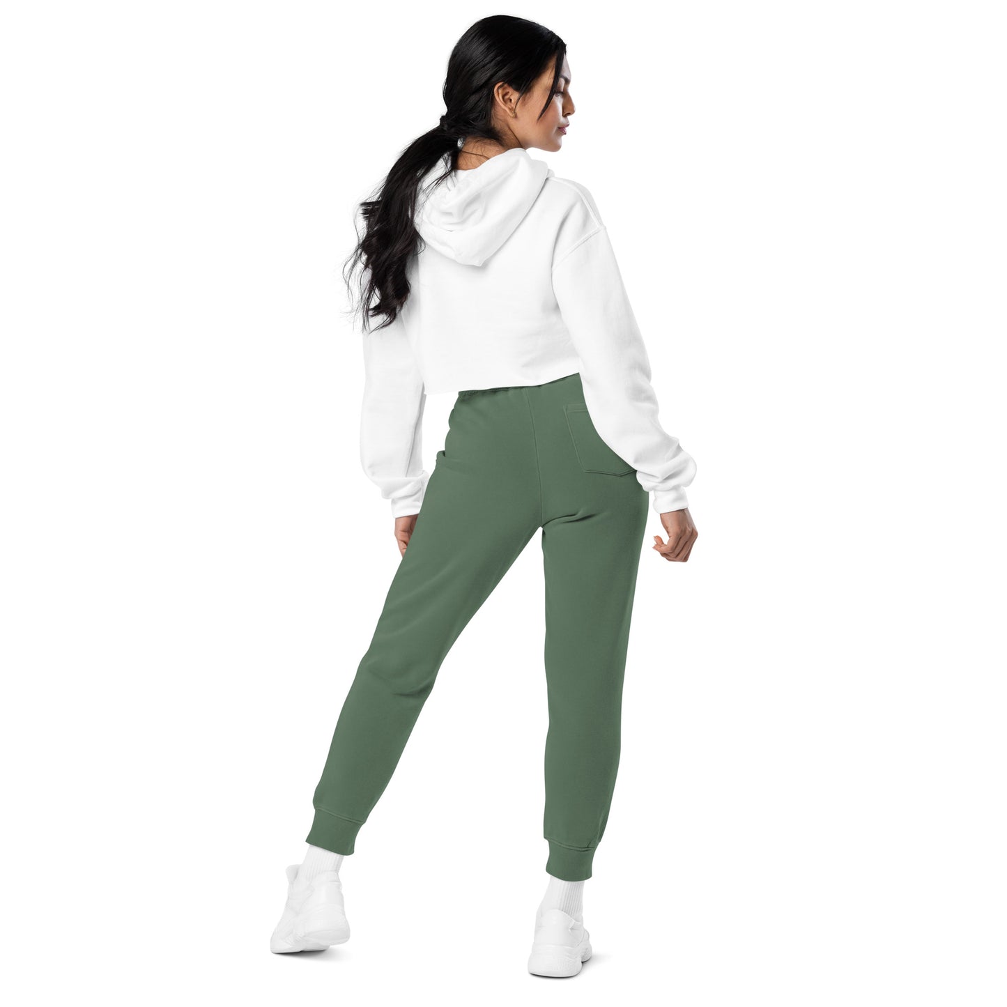 Embroidered Unisex pigment-dyed sweatpants